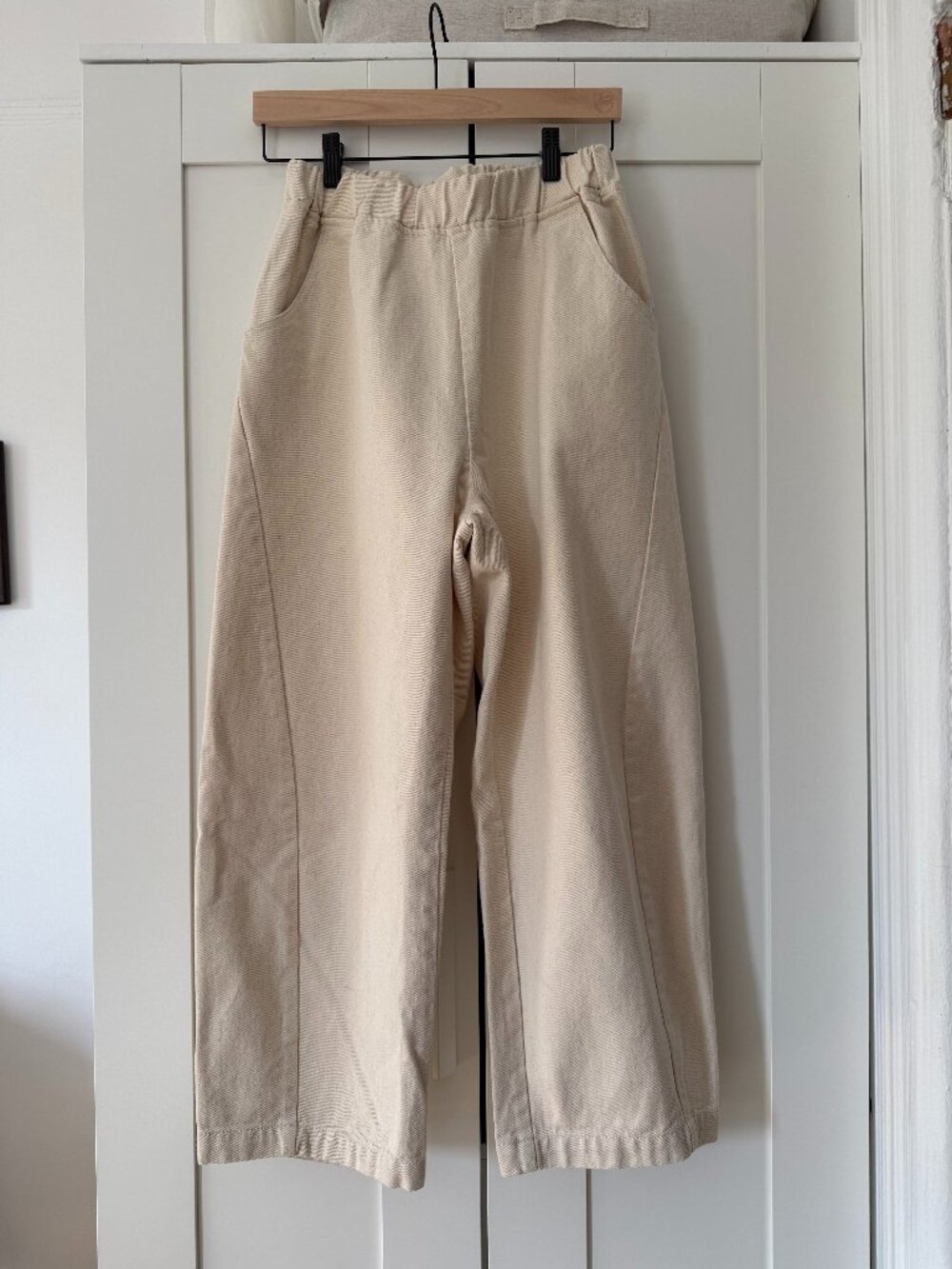 Le Bon Shoppe Arc Pants Naturel Cotton Canvas Size Medium